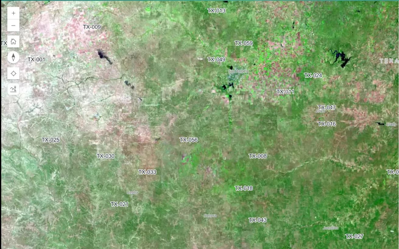 Plato GIS Sentinel remote sensing analysis panel.